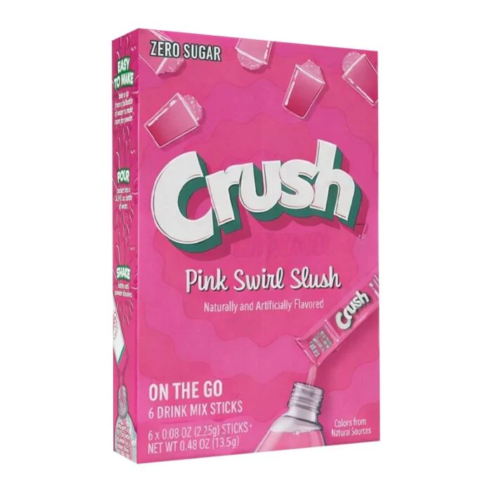 Crush Pink Swirl Slush Singles to Go (13.5g)
