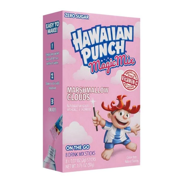 Hawaiian Punch Magic Mix Marshmallow Clouds Singles to Go (17.6g)