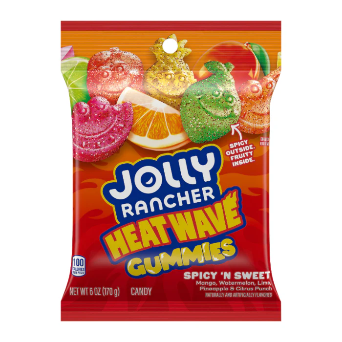 Jolly Rancher Gummies Heat Wave Spicy 'n Sweet (170g)