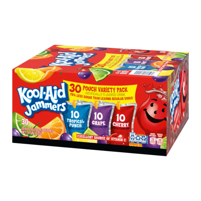 Kool-Aid Jammers Variety Pack (177ml x30)
