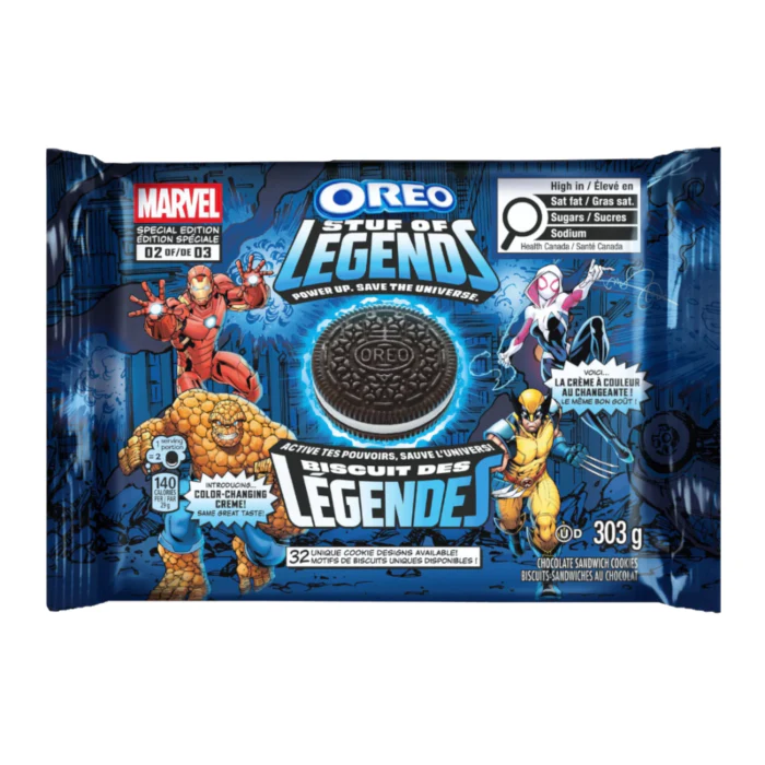 Oreo Marvel Stuf Of Legends Sandwich Cookies (303g)